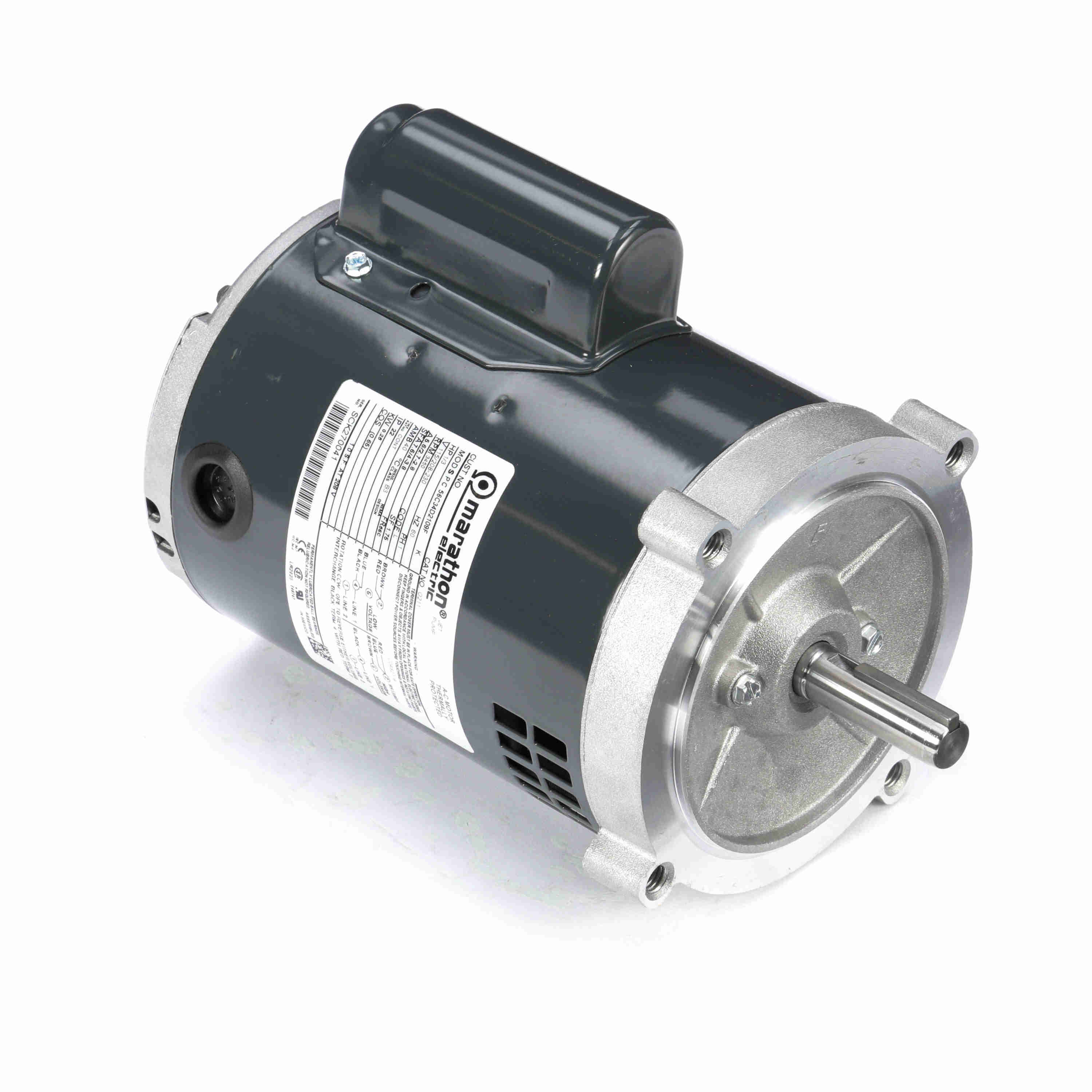 Marathon Motors Mtr Cap St 1/2 HP 3450 115/230 V 56 C ODP-