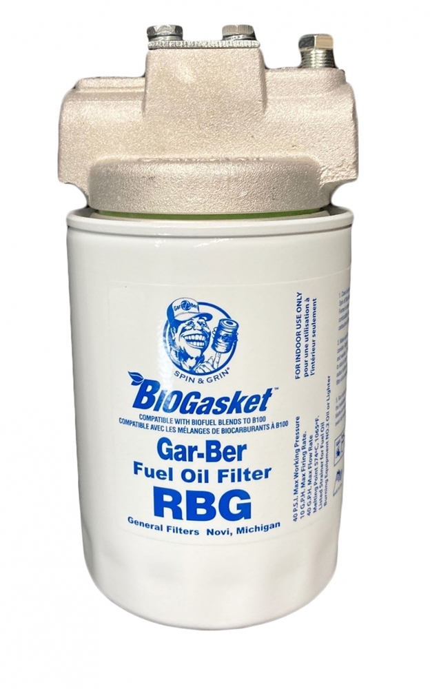 General Filter - General Filter 11BV-R Gar-Ber Spin-On Fuel Oil Filter with  Bio Gasket #11BVR#1602