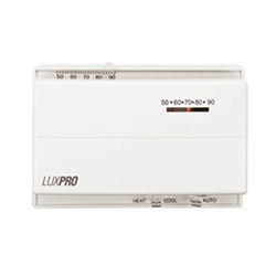 Lux PSM400SA LuxPro Snap Action Mechanical Thermostat (1 Heat - 1 Cool) (50-90F) 