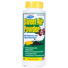 Comstar 60-620 [CASE-12] 15 Ounce Sweet Air Powder, Pleasant Cherry Scent, Absorbent Powder & Odor Remover 
