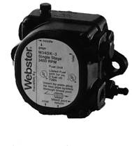 Webster M34DK-3 Oil Pump 3450 RPM Single Stage CW/R 3GPH 100PSI Oil Burner Fuel Pump 